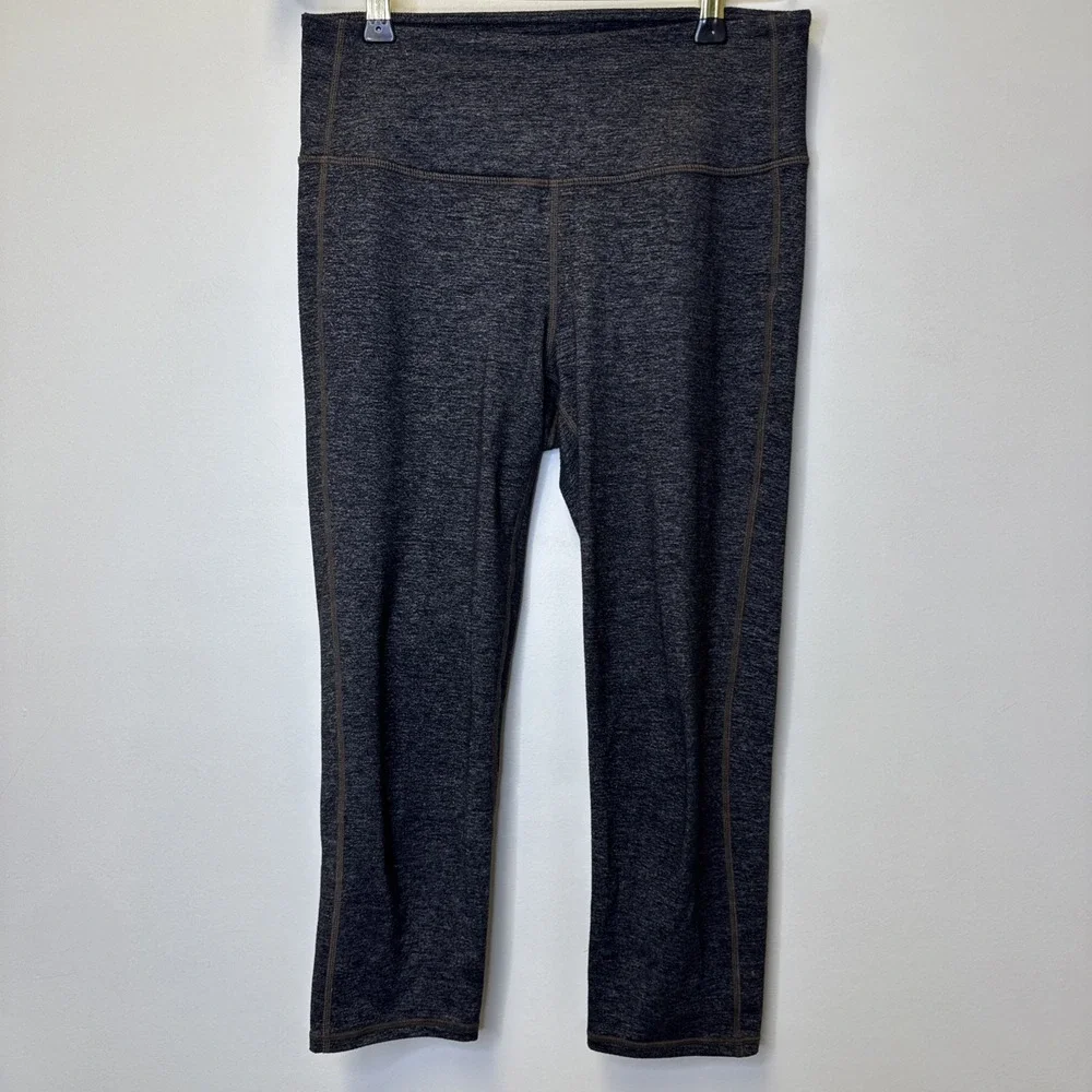 Athleta Leggings Women's‎ Crop S Heather Gray Stretch Activewear Yoga Gym